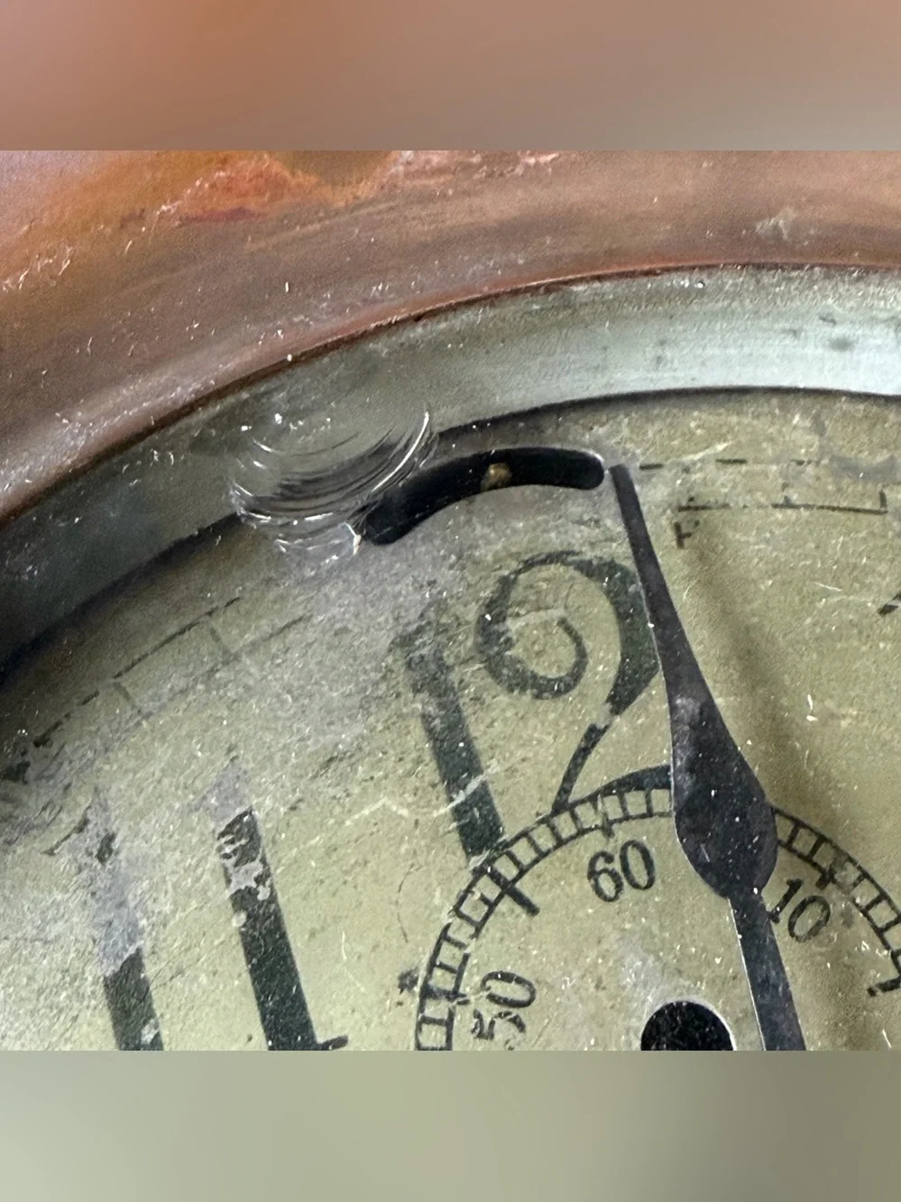 Seth Thomas Nautical brass ships wheel bell clock parts repair